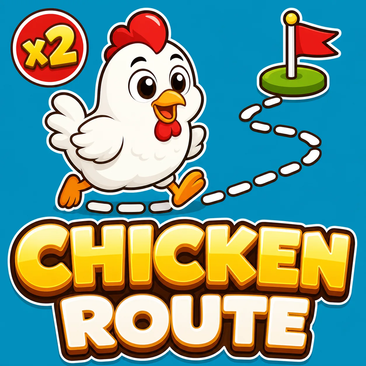 Chicken Route Icon